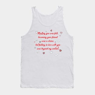 Romantic Love Tank Top